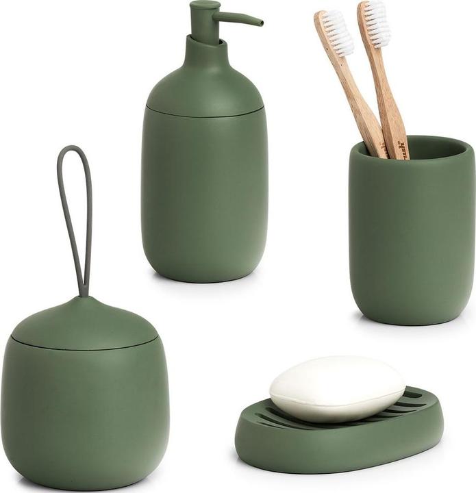 Image du produit Zeller Present Gobelet à dents Moderne Vert