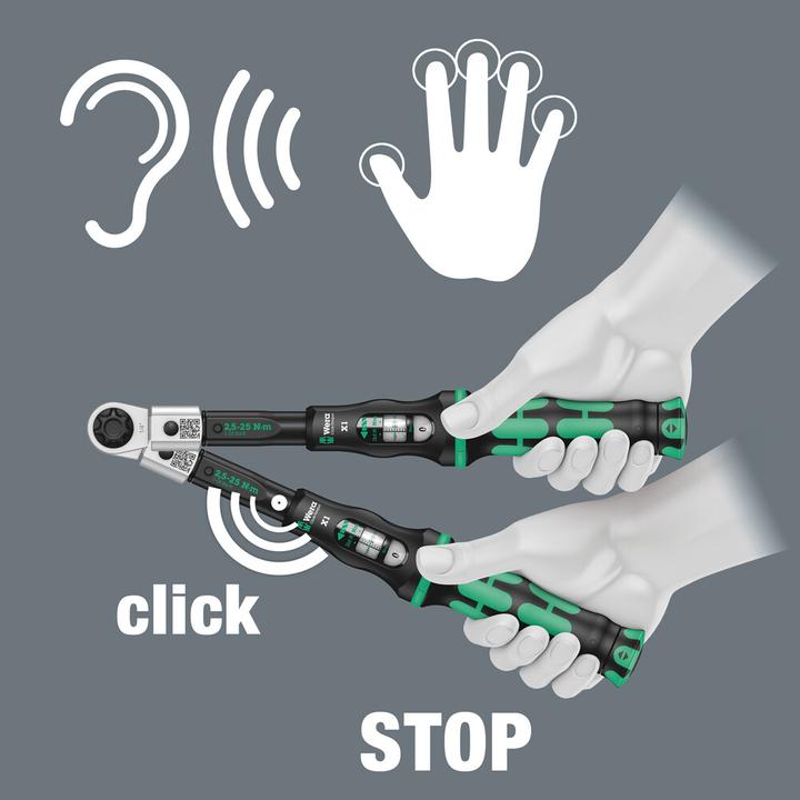 Image du produit Wera Click-Torque X 1 (2.50 Nm, 25 Nm)