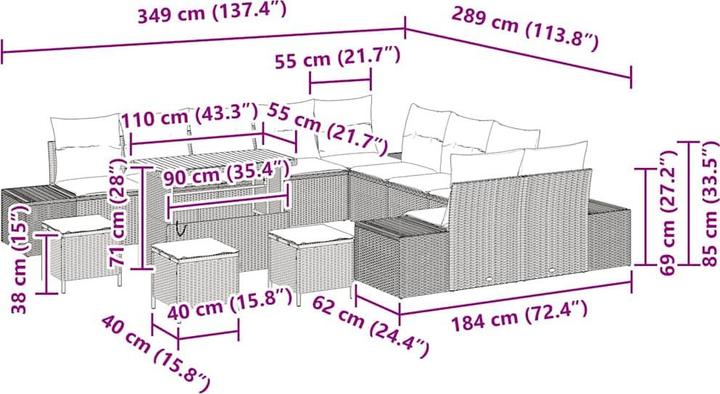Produktbild vidaXL Raiden