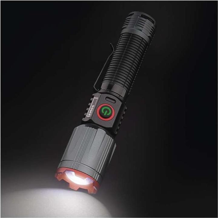 Produktbild Emos LED RECHAR.METAL FLASHLIGHT MED 1300lm,2200mAh (15 cm, 1200 lm)