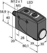 Actual product image Turck Opto Sensor Angle light scanner Colour mark sensor R58ACG1DQ8