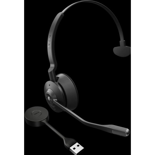 Thumbnail - Jabra Engage 55 SE UC Mono UNC(DECT, USB-A) inkl. Charger (Kabellos, USB-A), Office Headset, Schwarz