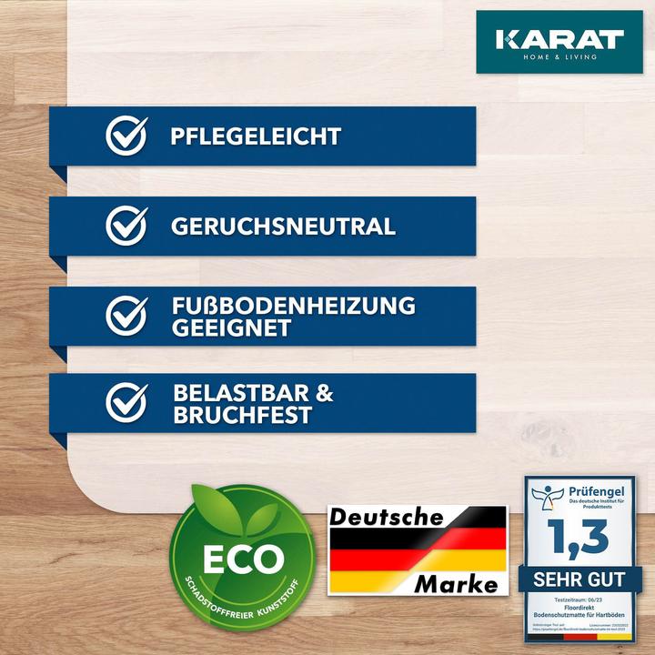 Image du produit Karat Tapis de protection du sol (75 x 116 cm)