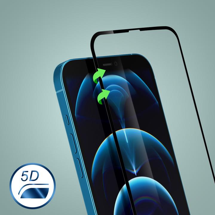 Produktbild Avizar 5D Full-cover Bildschirmschutzfolie (1 Stk., Apple iPhone 12 Pro Max)