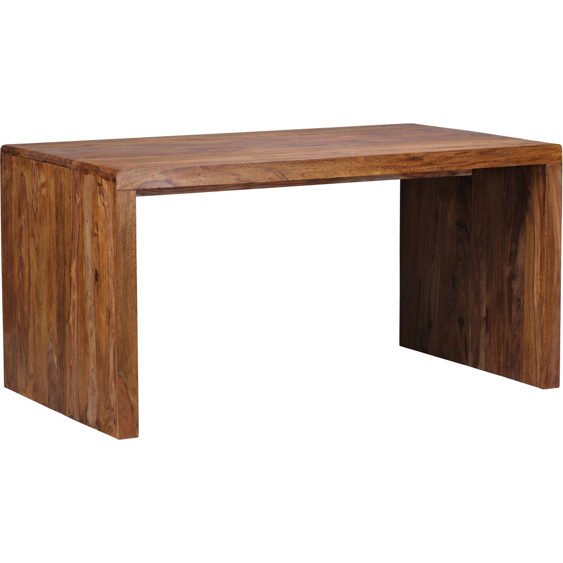 FineBuy, Schreibtisch, Schreibtisch Braun (160 x 80 x 76 cm)