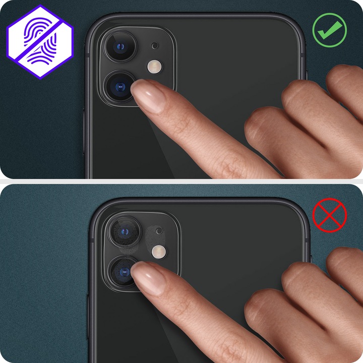 Actual product image Avizar Protective film, rear camera film, camera protection (1 Piece, Apple iPhone 12 mini)