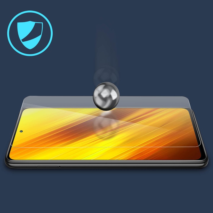 Produktbild Avizar Kristallklare Folie, Glas-Displayschutz (1 Stück, Xiaomi Poco X3 Pro)
