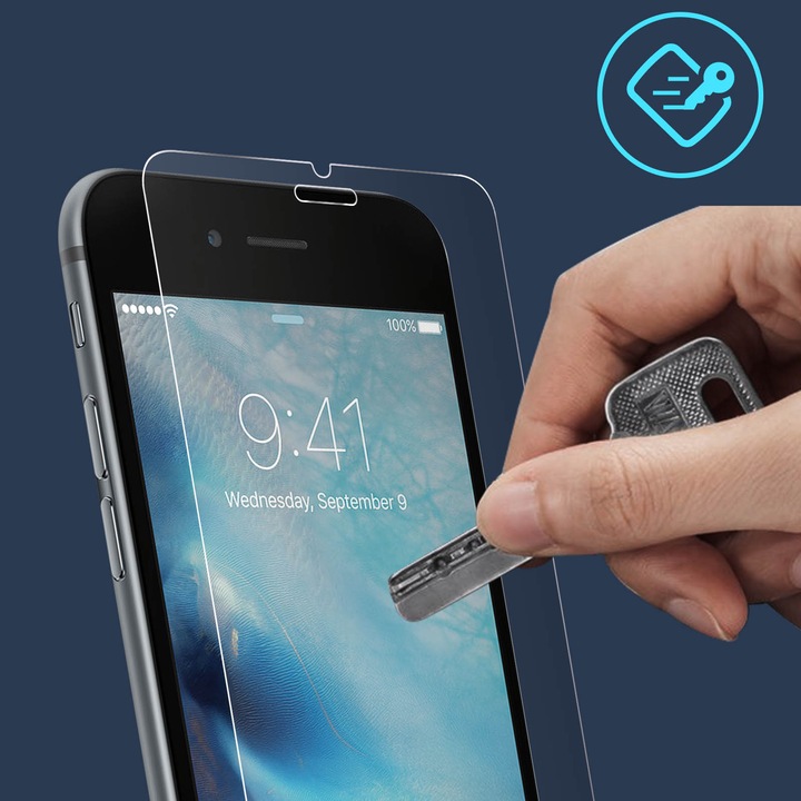 Produktbild Avizar Kristallklare Folie, Glas-Displayschutz (1 Stück, Apple iPhone 6s Plus)