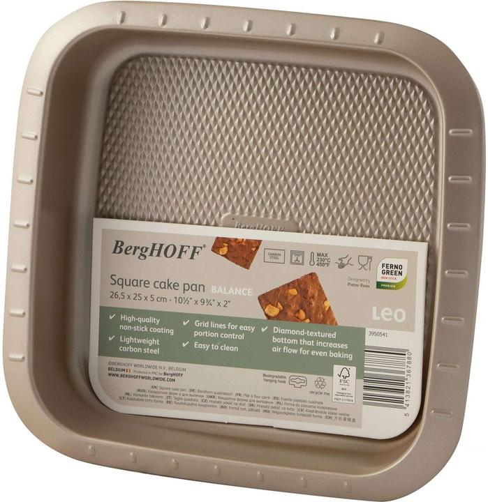 Image du produit BergHoff Cake-Backform Leo Balance 22 cm, Materialtyp: Metall (22 cm)