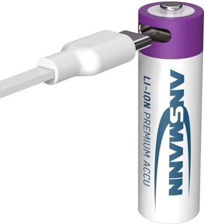Image du produit Ansmann Batterie NiMH rechargeable Mignon AA type 2900 (min. 2650 mAh) (2 pcs, AA, 2900 mAh)
