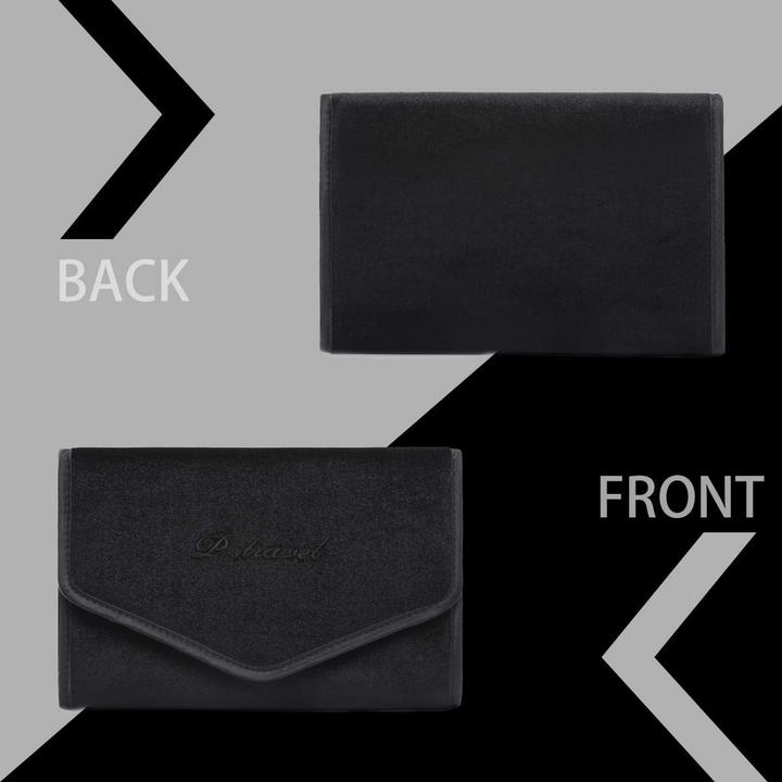 Produktbild Only-Bags.Store Schmuckrollen, Reiseschmuck-Organizer, faltbare Aufbewahrungstasche für Reiseringe, Halsketten