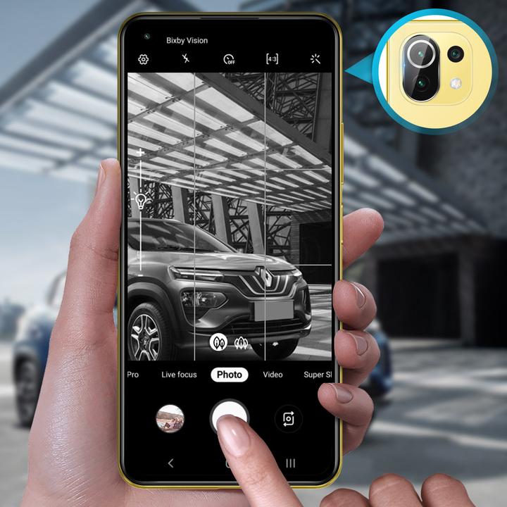 Actual product image 3MK Camera protection glass, camera glass (1 Piece, Xiaomi Mi 11 Lite)
