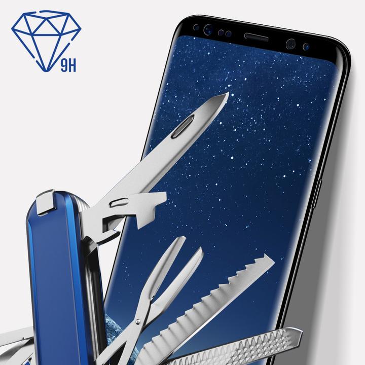 Produktbild 3MK Hardglass Max Bildschirmschutz (Samsung Galaxy S8+, Samsung Galaxy S9+)