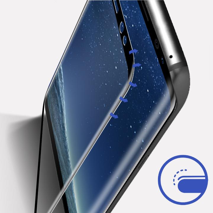 Produktbild 3MK Hardglass Max Bildschirmschutz (Samsung Galaxy S8+, Samsung Galaxy S9+)