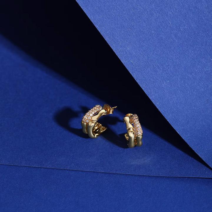 Immagine prodotto Morellato Eleganti orecchini Essenza SAWA17 in argento riciclato e placcato oro (Argento 925)