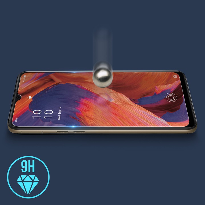 Produktbild Avizar Kristallklare Folie, Glas-Displayschutz (1 Stück, Oppo A73)