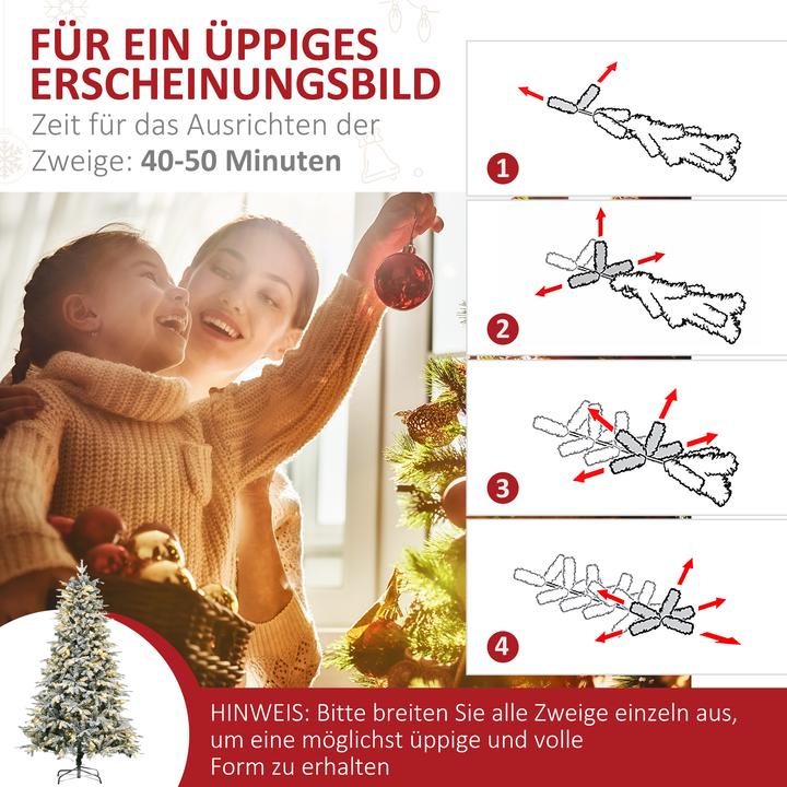 Actual product image Homcom Weihnachtsbaum (180 cm)
