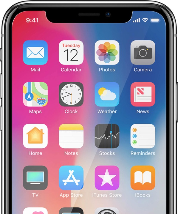 Produktbild Avizar Kristallklare Folie, Glas-Displayschutz (1 Stück, Apple iPhone XS)