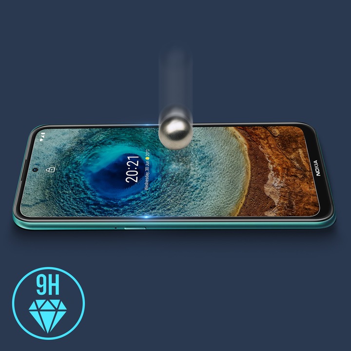 Produktbild Avizar Kristallklare Folie, Glas-Displayschutz (1 Stück, Nokia X20)