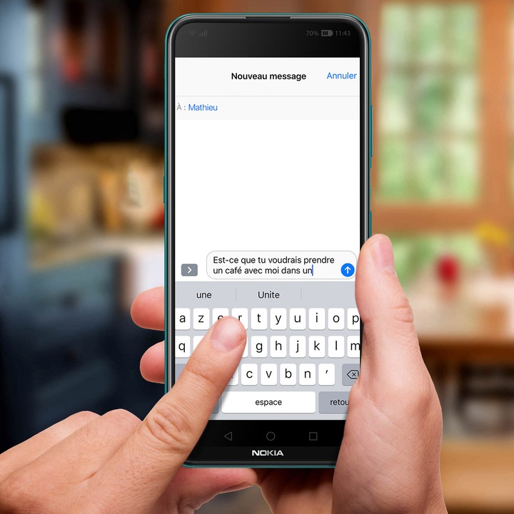 Produktbild Avizar Kristallklare Folie, Glas-Displayschutz (1 Stück, Nokia X20)