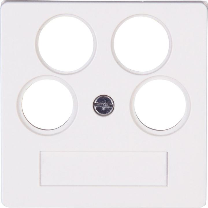 Kopp 491829003 Weiss Schalterplatte & Steckdosenabdeckung (Antennendose)