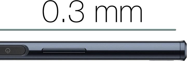 Actual product image Avizar Crystal clear film, glass screen protector (1 Piece, Sony Xperia XZ Premium)
