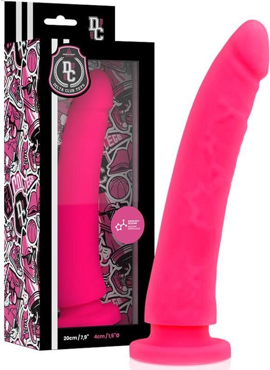 Actual product image Delta Club Toys Dildo Pink Silicona Medica 20 X 4 cm