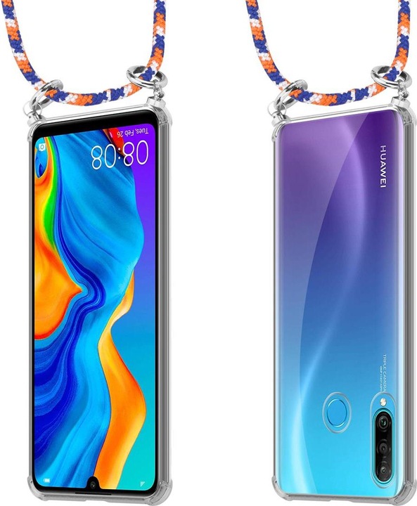 Produktbild Cadorabo TPU Handy Kette SILBER Cover