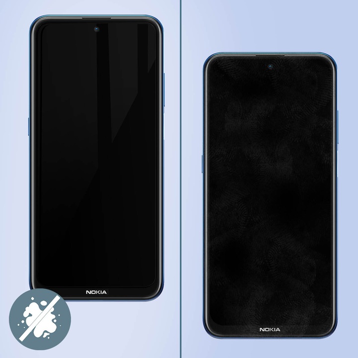 Actual product image Avizar bulletproof glass, glass protective film, protective glass (1 Piece, Nokia X20)