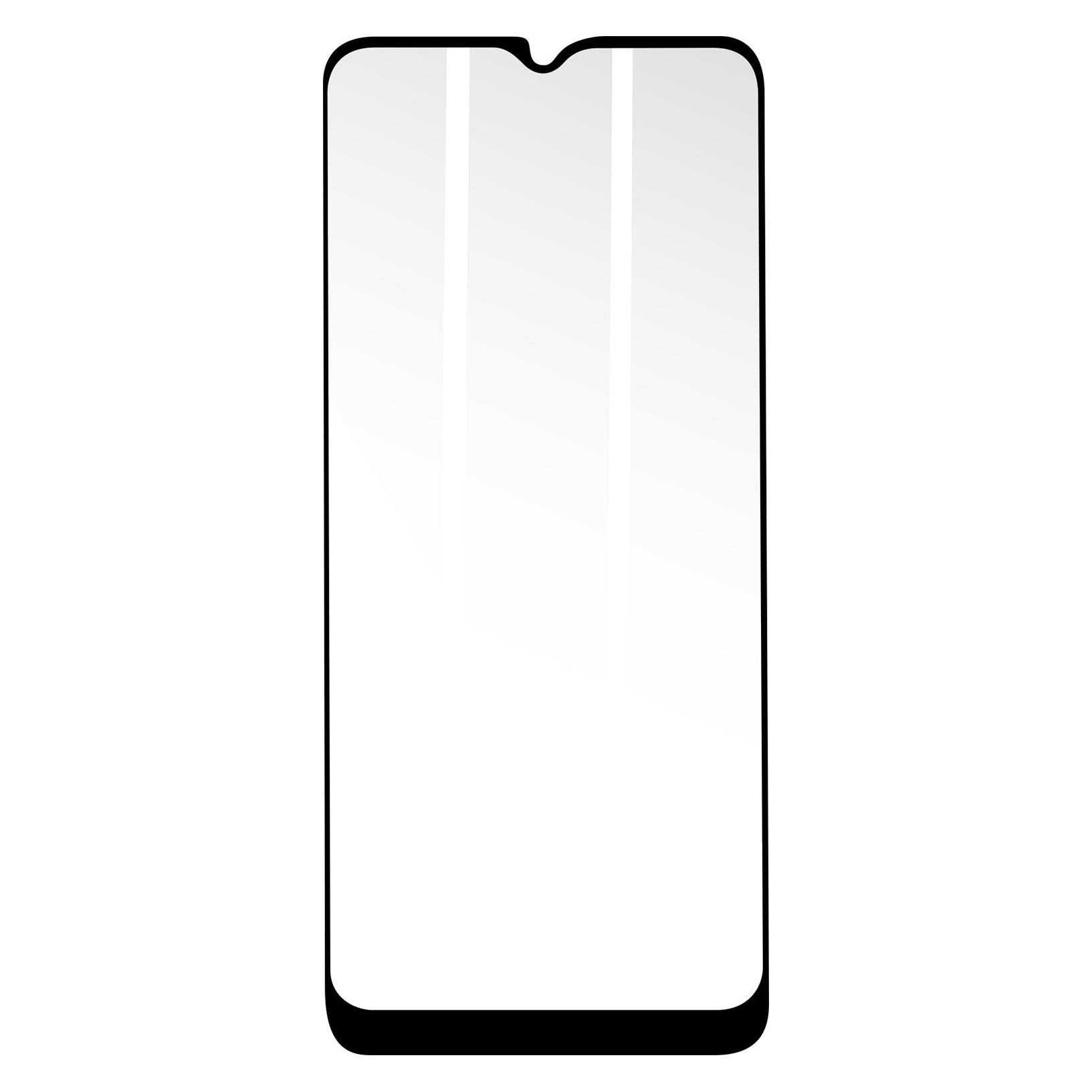 3MK Hardglass Max Lite Bildschirmschutz (1 Stk., Samsung Galaxy A02s), Smartphone Schutzfolie, Schwarz