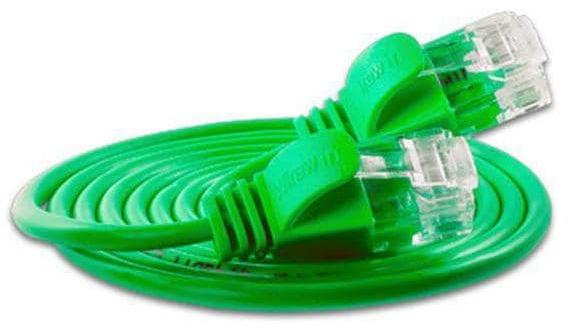 Produktbild Wirewin Slim Patchkabel: UTP, 10m, grün (U/UTP, CAT6, 10 m)