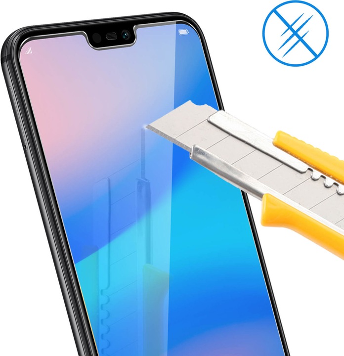 Produktbild Avizar Kristallklare Folie, Glas-Displayschutz (1 Stück, Huawei P20 Lite)