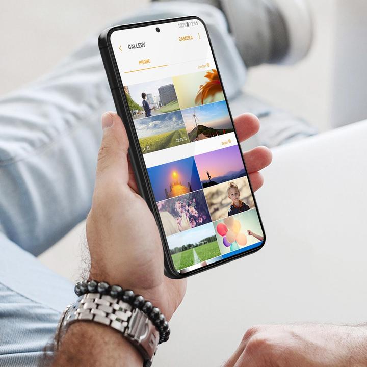 Produktbild 3MK FlexibleGlass Max Bildschirmschutz, Display Folie (1 Stück, Samsung Galaxy S22+)