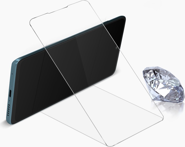 Produktbild Avizar Kristallklare Folie, Glas-Displayschutz (2 Stück, Motorola Moto G200 5G)