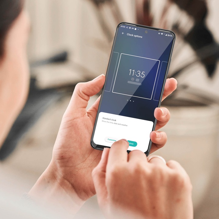 Produktbild Avizar Kristallklare Folie, Glas-Displayschutz (1 Stück, Xiaomi Redmi Note 11S)