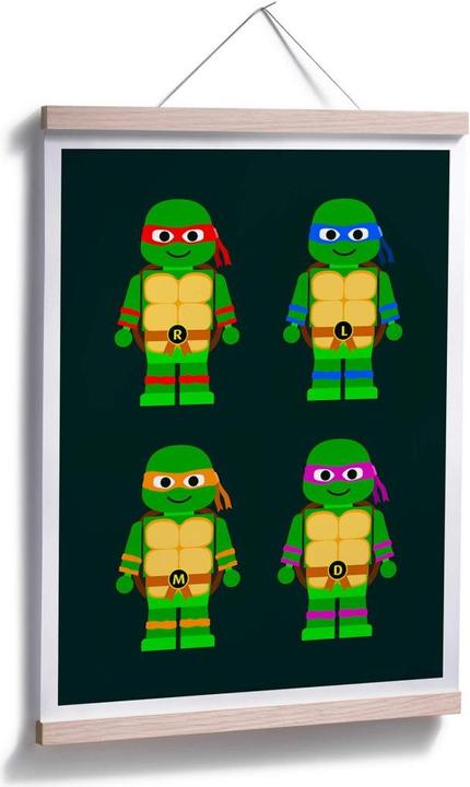 Image du produit Trenddeko Jouet Teenage Mutant Ninja Turtles (40 x 50 cm)
