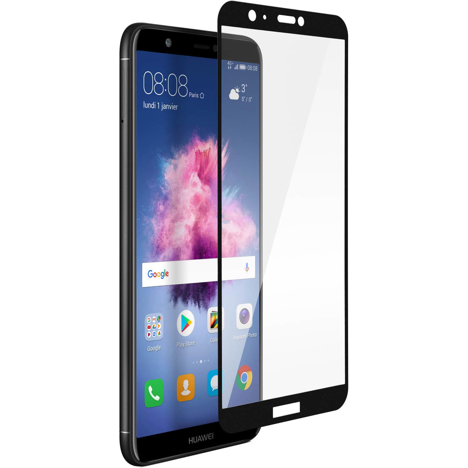 Thumbnail - Avizar Panzerglas, Glas Schutzfolie, Schutzglas (1 Stück, Huawei P Smart), Smartphone Schutzfolie, Schwarz