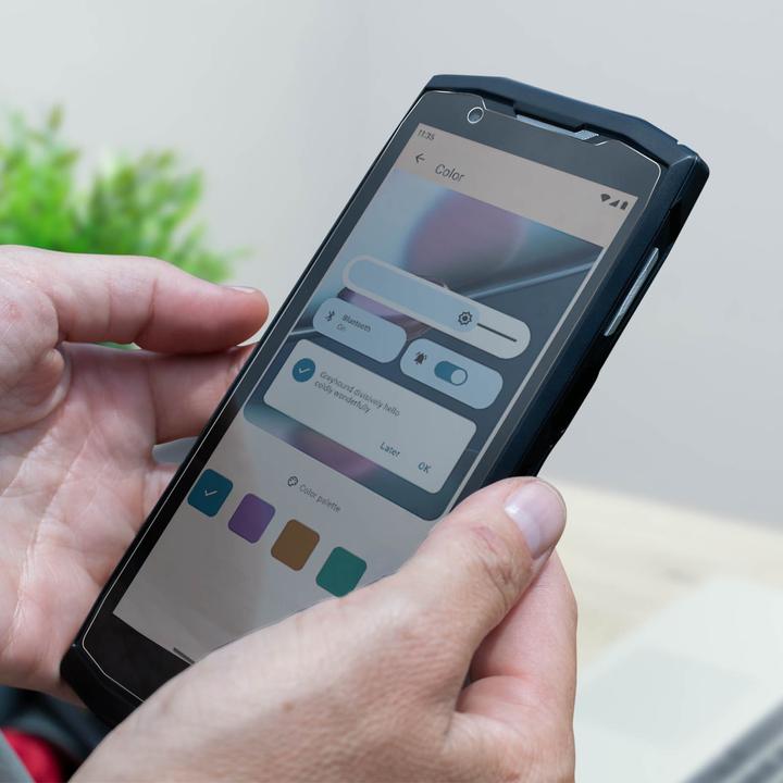 Actual product image Avizar Crystal clear film, glass screen protector (1 pcs., Crosscall Core M5)