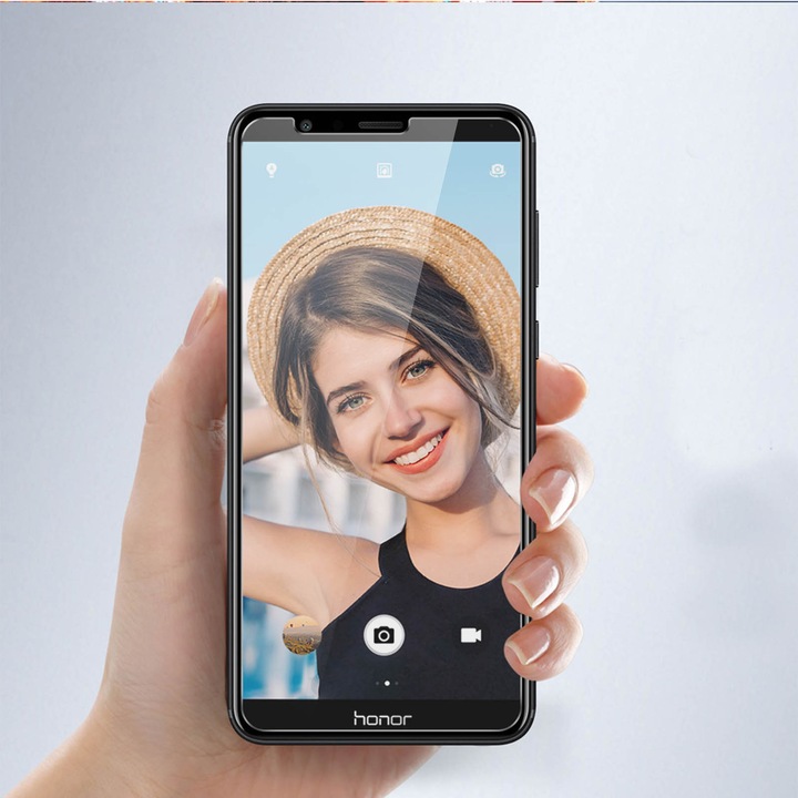 Produktbild Avizar Kristallklare Folie, Glas-Displayschutz (1 Stück, Honor 7X)