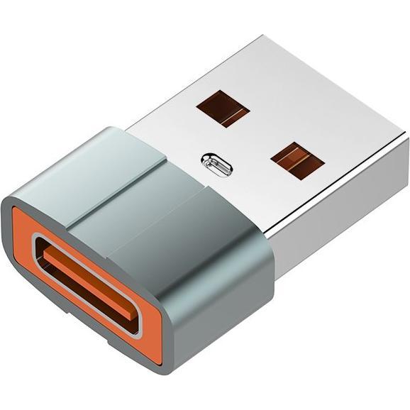 Colorway Wireless headphones Type-C to USB-A Adapter CW-AD-CA (USB-A, USB tipo C), Adattatore dispositivo mobile, Grigio