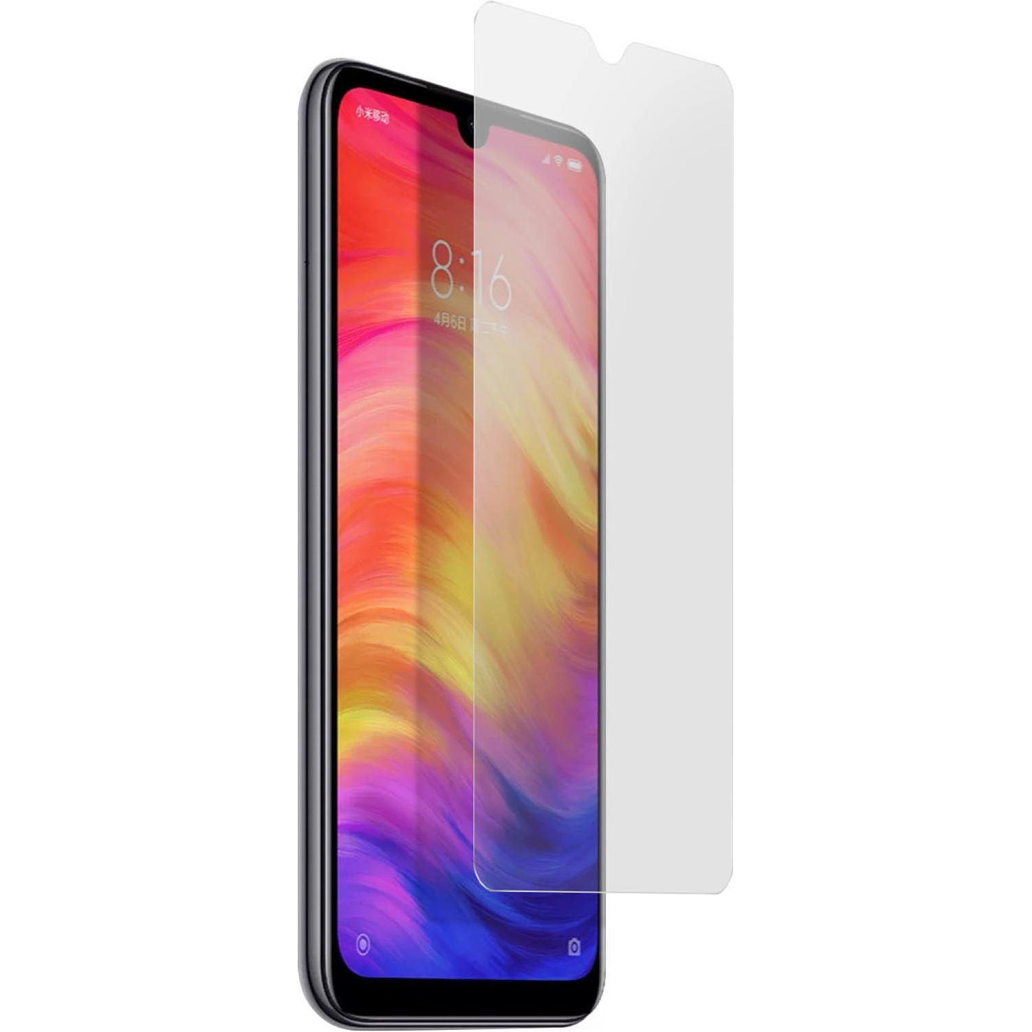 Avizar Kristallklare Folie, Glas-Displayschutz (1 Stück, Xiaomi Redmi Note 7), Smartphone Schutzfolie, Transparent