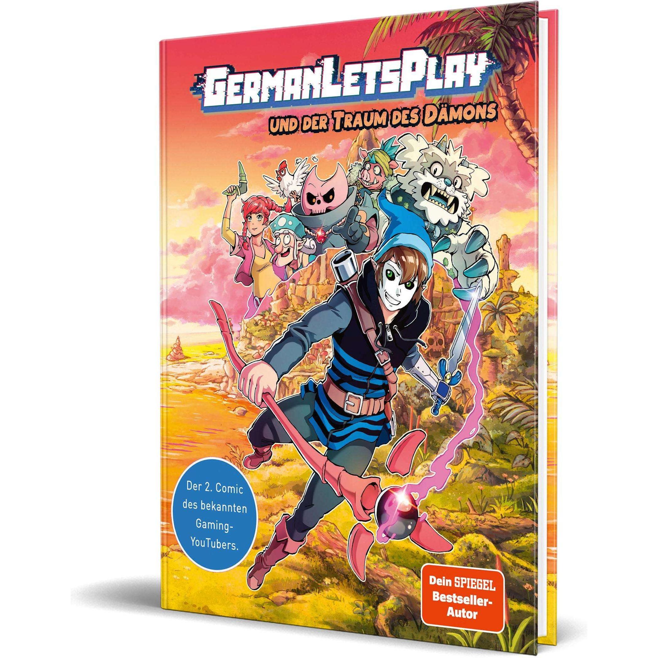 GermanLetsPlay und der Traum des Dämons, Libro per bambini di David Füleki, GermanLetsPlay