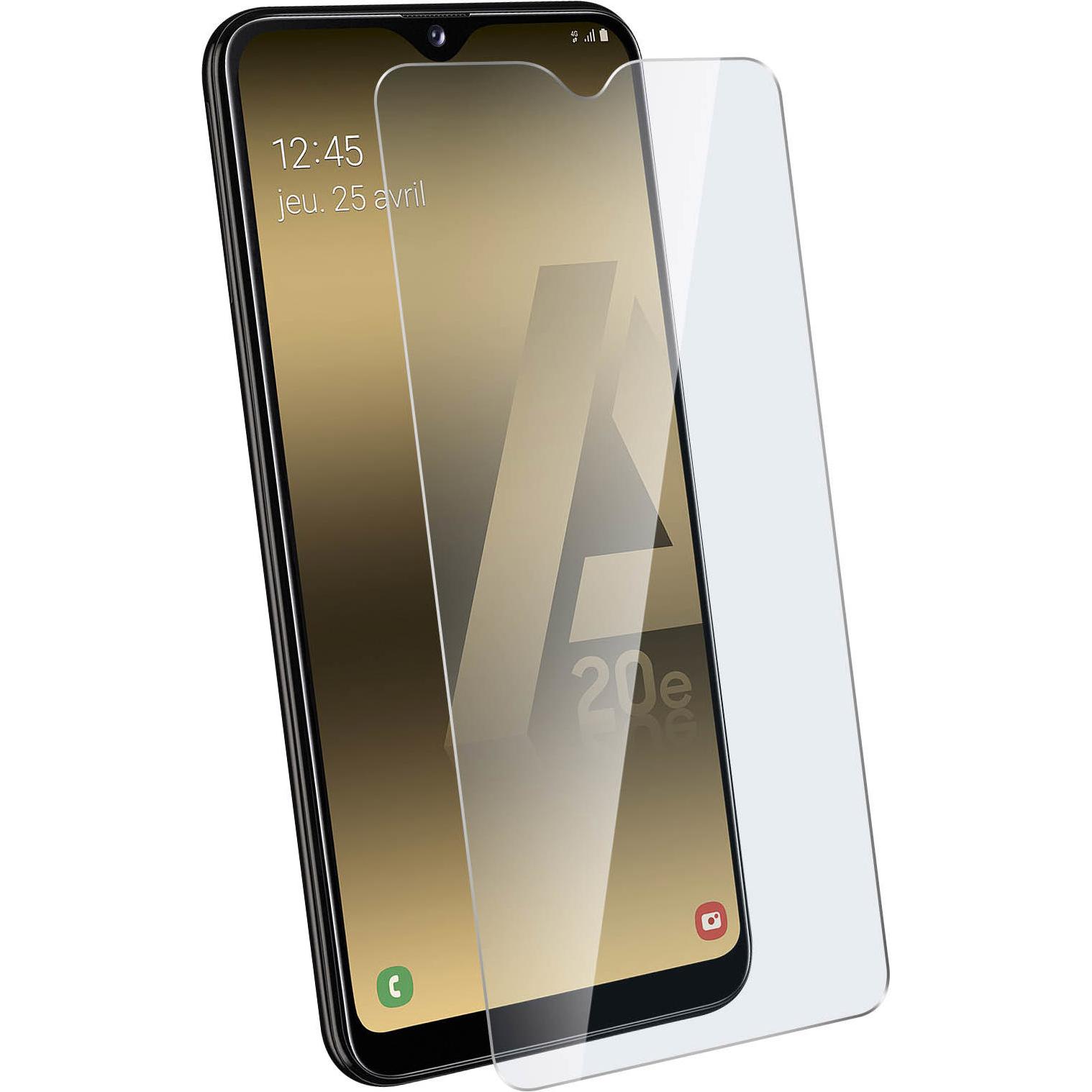Avizar Kristallklare Folie, Glas-Displayschutz (1 Stück, Samsung Galaxy A20e), Smartphone Schutzfolie, Transparent
