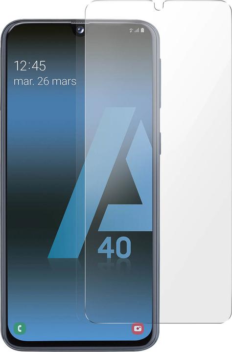 Actual product image Avizar Crystal clear film, glass screen protector (1 Piece, Samsung Galaxy A40)