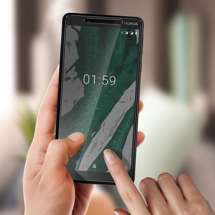 Produktbild Avizar Kristallklare Folie, Glas-Displayschutz (1 Stück, Nokia 1 Plus)