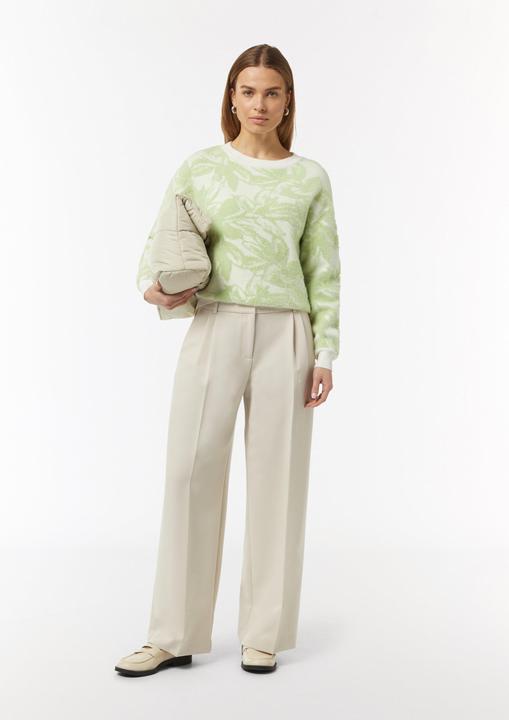 Produktbild Comma Strickpullover Flauschiger Jacquard-Strickpullover (38)