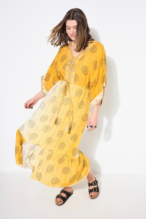 Produktbild Studio Untold Maxikleid, A-Linie, Kimono-Style, Farbverlauf, Stickerei (42, 44)