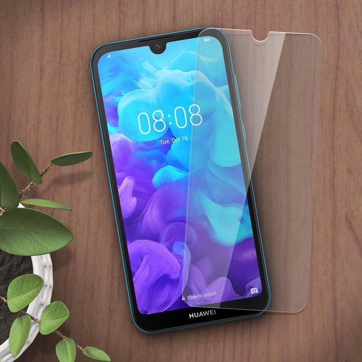 Actual product image Avizar Crystal clear film, glass screen protector (1 Piece, Honor 8s)
