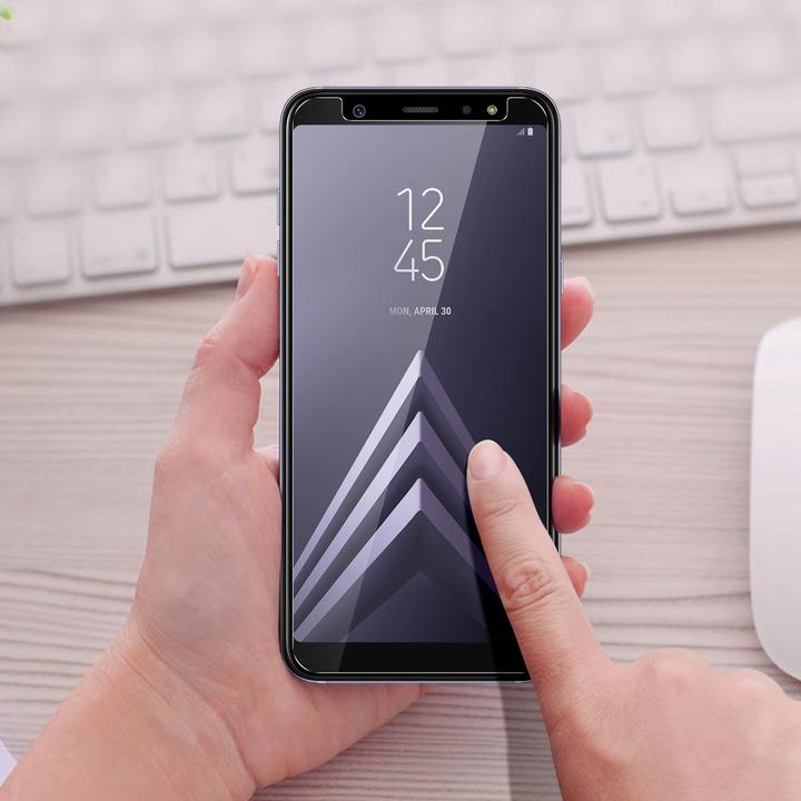 Image du produit Avizar Film clair comme du cristal, protection d'écran en verre (1 pièce(s), Samsung Galaxy A6+)