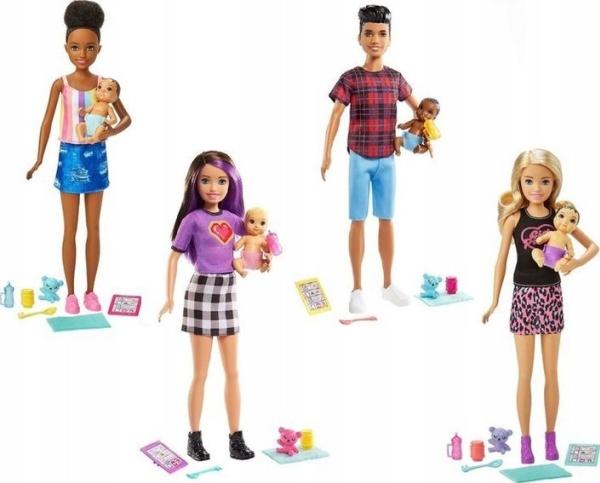 Produktbild Barbie "Skipper Babysitters Inc." Baby Sitter Doll + Baby/Accy Asst (4)